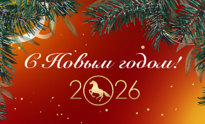 Поздравляем с Новым 2026 Годом и Рождеством!