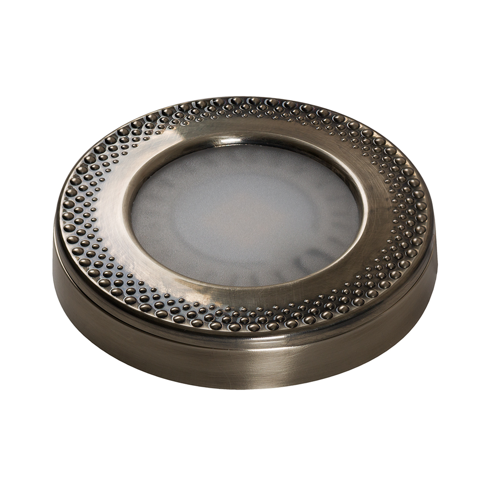 Светодиодный светильник SUN ARTxT, 24 V, накладной, теплый, серебро