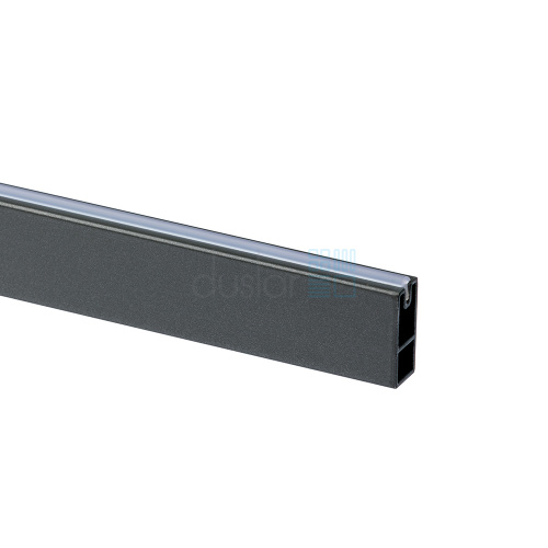 УЦЕНЕННАЯ штанга прямоугольная DIAS для одежды, длина 1406 мм, антрацит