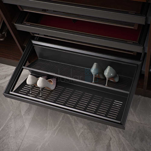 Выдвижная обувница PLANE ULTRA, ширина 862-868 мм, антрацит