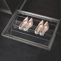 Выдвижная обувница CROCUS ULTRA, ширина 862-868 мм, антрацит