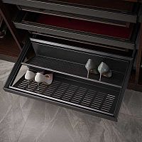 Выдвижная обувница PLANE ULTRA, ширина 462-468 мм, антрацит