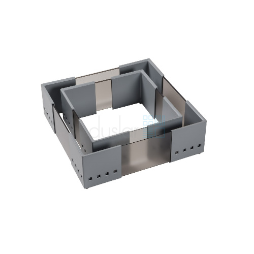 УЦЕНЕННЫЕ модульные разделители для выдвижных ящиков CUISIO FLEX, серый