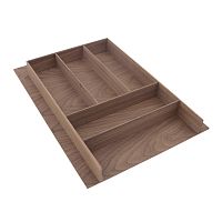 Деревянный лоток WOODLINE для столовых приборов, ширина фасада 450 мм, 327x474х49 мм, орех