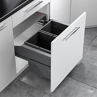 Система сортировки CARGO SOFT SHORT 40 л, выдвижной фасад 600 мм, антрацит