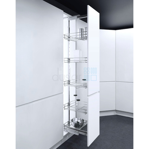 Система TAL LARDER-CLASSIC, выдвижной фасад 300 мм, высота 2140-2330 мм, хром