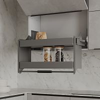 Выдвижная система TITAN в верхнюю секцию, фасад 900 мм, антрацит