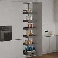 система titan, распашной фасад 600 мм, высота 2020-2320 мм, антрацит Система TITAN, распашной фасад 600 мм, высота 2020-2320 мм, антрацит