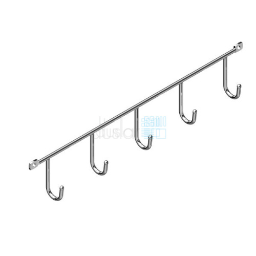 Держатель HOKO с 5-ю крючками, 350х30х52 мм, хром