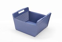 УЦЕНЕННАЯ корзина для белья 520х462х304 мм, объем 41 л, синий