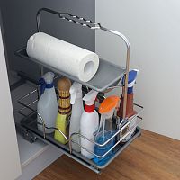 Система CADDY, распашной фасад от 350 мм, серый