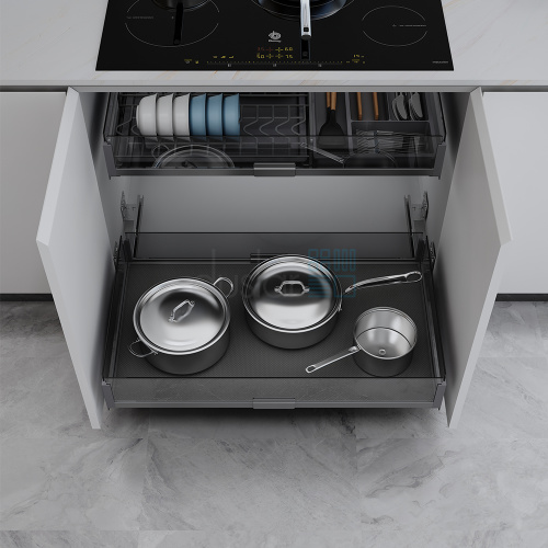 корзина matrix, распашной фасад 600 мм, антрацит Корзина MATRIX, распашной фасад 600 мм, антрацит