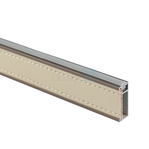 штанга прямоугольная nappa с кожаной вставкой, длина 3000 мм, бронза/бежевый Штанга прямоугольная NAPPA с кожаной вставкой, длина 3000 мм, бронза/бежевый