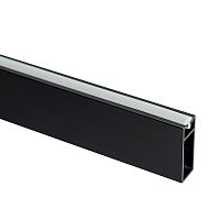 Штанга прямоугольная REKS для одежды, длина 3000 мм, черный