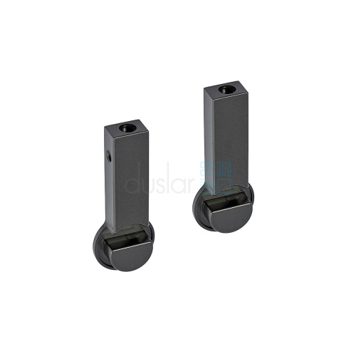 Комплект держателей для круглой штанги RAIN, антрацит