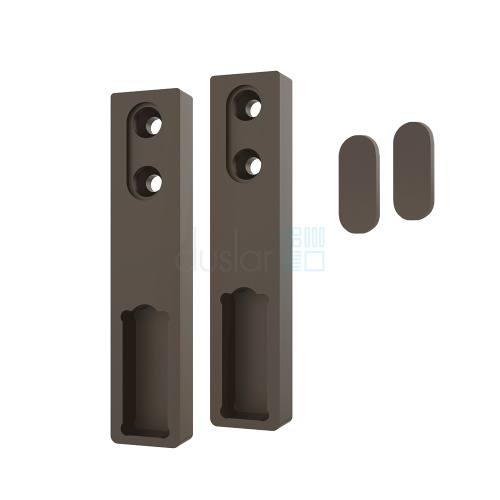 комплект держателей с заглушками для прямоугольных штанг nappa, pola и reks, бронза Комплект держателей с заглушками для прямоугольных штанг NAPPA, POLA и REKS, бронза