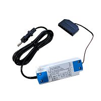 Трансформатор DLIGHT, 24 V, 15 W, подключение максимум 6-ти светильников