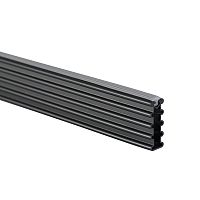 Штанга рифленая RIFF для одежды, длина 3000 мм, антрацит