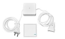 УЦЕНЕННЫЙ механический  радиовыключатель PRACTIC, 1 клавиша, белый