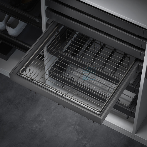 Выдвижная корзина DORA ULTRA, ширина 562-568 мм, антрацит
