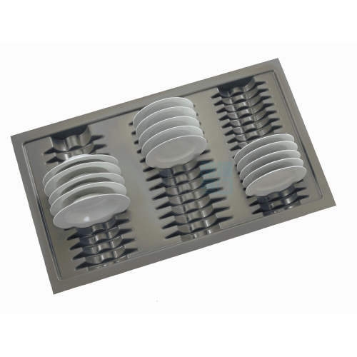 УЦЕНЕННЫЙ лоток AGO-PLATE для тарелок, ширина фасада 900 мм, 818х473х58 мм, серый