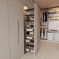 система tall marco с 10-ю полками, выдвижной фасад, ширина 352 мм, высота 2100 мм, антрацит Система TALL MARCO с 10-ю полками, выдвижной фасад, ширина 352 мм, высота 2100 мм, антрацит