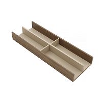 Органайзер FOUNDATION WOOD для аксессуаров, орех/бежевый