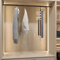 Вешалка STAFY для галстуков и ремней, длина 900 мм, коричневый/бежевый