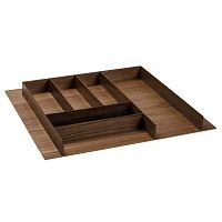 Деревянный лоток WOODLINE для столовых приборов в ящик Grass Nova Pro на ширину фасада 600 мм, орех