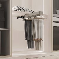 Выдвижная брючница NICOLE, ширина 350 мм, шампань