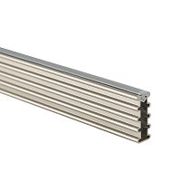 Штанга рифленая RIFF для одежды, длина 3000 мм, шампань