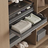 Выдвижной ящик MATRIX, ширина 964-968 мм, высота 115 мм, антрацит
