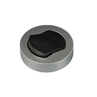 Универсальный механический выключатель для светильников, цвет - серебро/черный. Выход -вилка/розетка