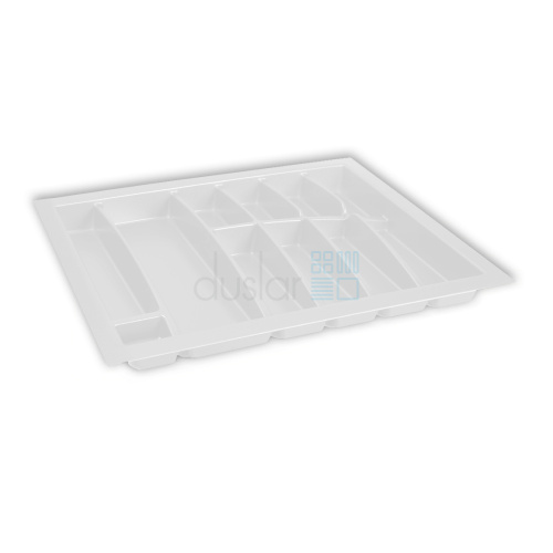 уцененный лоток line для столовых приборов, ширина фасада 700 мм, 618x473х56 мм, белый УЦЕНЕННЫЙ лоток LINE для столовых приборов, ширина фасада 700 мм, 618x473х56 мм, белый