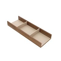 Органайзер FOUNDATION WOOD для галстуков и ремней, орех/бежевый