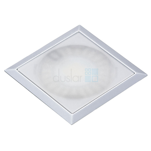 Светодиодный светильник SUN QUADRO, 24 V, врезной, теплый, алюминий