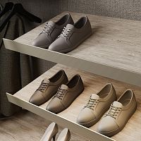 Фасадный профиль JASPER для полки под обувь, длина 3000 мм, шампань