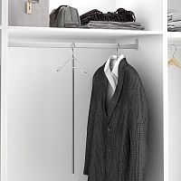 Вешалка LONG с длинной ручкой, цвет - хром