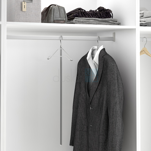 Вешалка LONG с длинной ручкой, цвет - хром