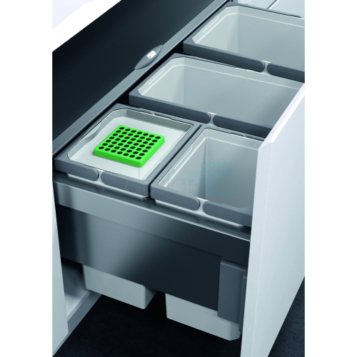 система сортировки envi space 64 л, выдвижной фасад 900 мм, серый Система сортировки ENVI SPACE 64 л, выдвижной фасад 900 мм, серый