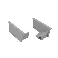 Комплект заглушек для профиля ODO 3.0, серый