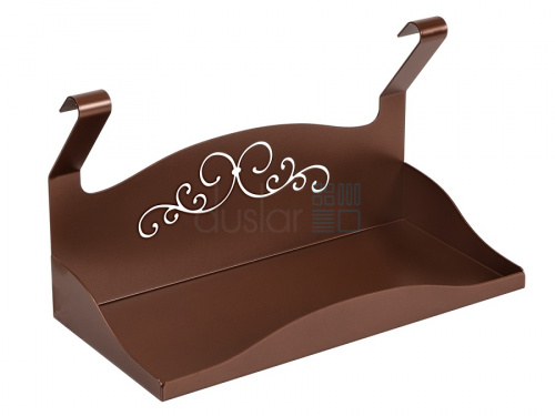 Полка навесная универсальная «CHIARA Современная Классика», цвет - шоколад