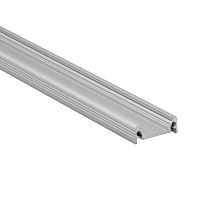 Алюминиевый профиль DLIGHT FLAT прямой, длина - 3000 мм, цвет - алюминий