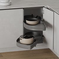 карусель titan, распашной фасад 450 мм, левая, антрацит Карусель TITAN, распашной фасад 450 мм, левая, антрацит