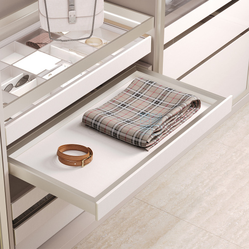 УЦЕНЕННЫЙ выдвижной ящик ELITIUM, ширина 864 мм, высота 60 мм, шампань/бежевый