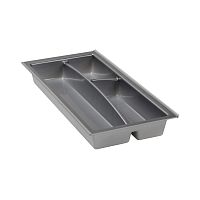 Лоток BRIDGE для столовых приборов, ширина фасада 300 мм, 215х473x56 мм, нержавеющая сталь