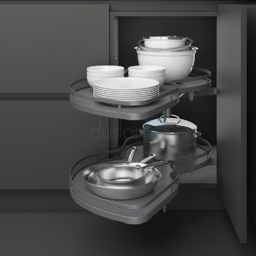 карусель helga, распашной фасад 450 мм, левая, антрацит Карусель HELGA, распашной фасад 450 мм, левая, антрацит