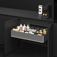 УЦЕНЕННАЯ корзина для хранения, распашной фасад 900 мм, антрацит