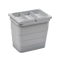 Пластиковое ведро ASSISTENT 5,5 л, серый