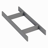 Лоток-рамка WOODLINE BLANK для столовых приборов, ширина фасада 300-1200 мм, 186х472х43 мм, антрацит